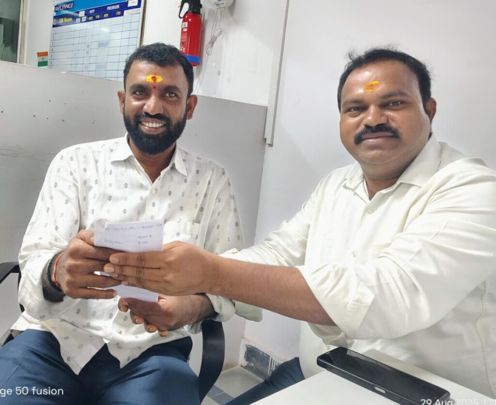 Ambula Srinivas elected as Utsav Samiti Chairman