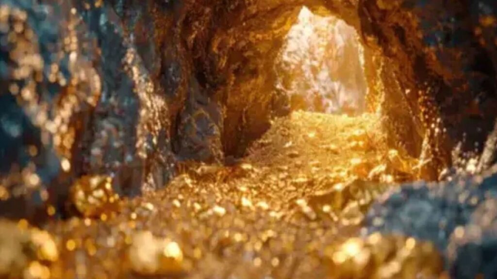 Gold treasure hidden