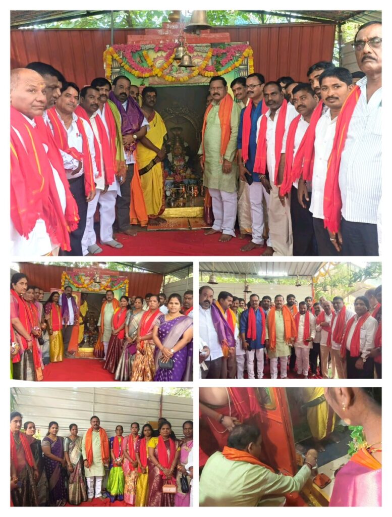 MLA visits Goddess Durga