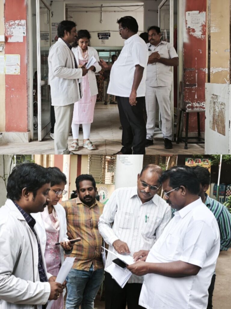 MLA visited Amalapuram Area Hospital