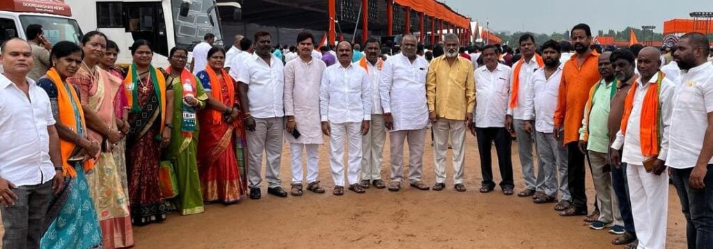 Kanchi Mahender leave for parade ground