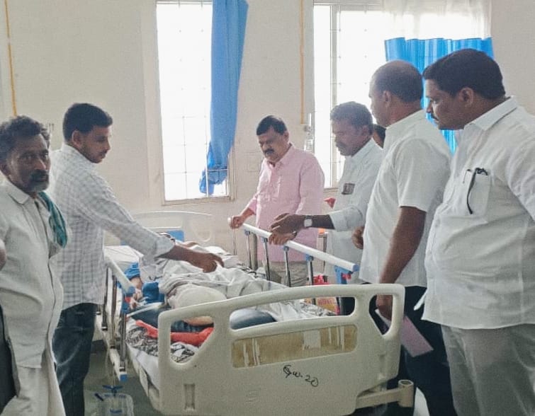 MLA Balu Naik visits Mogilla Damodar