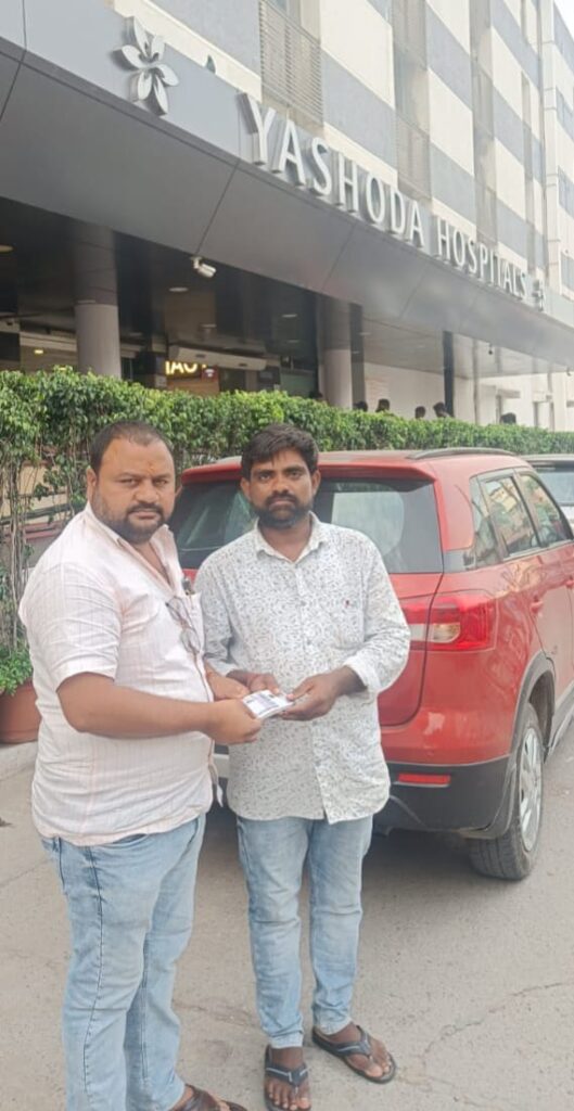 Srinivas Goud provided financial assistance