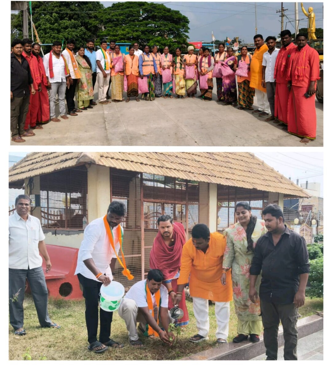 Distribution of New Clothes : గ్రామపంచాయతీ కార్మికులకు నూతన వస్త్రాల పంపిణీ