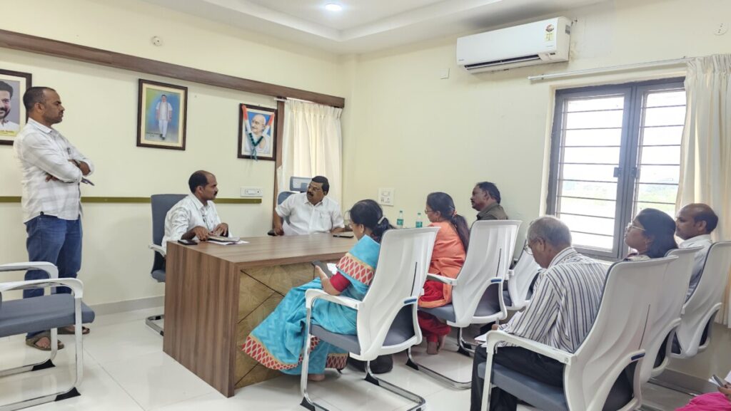 Indiramma House construction.