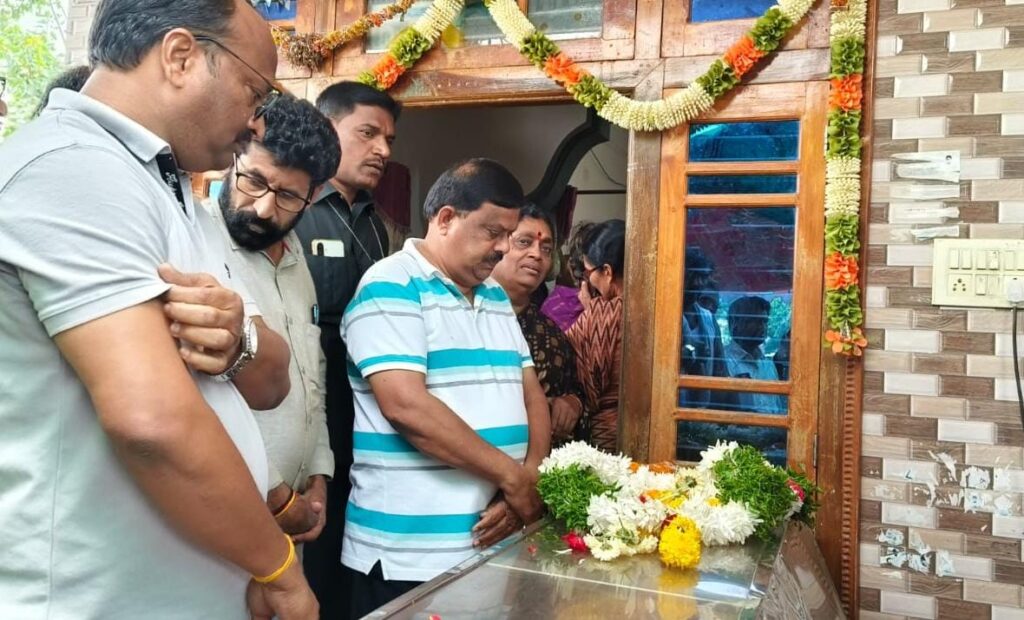 MLA visits of Mutyala Jagat Reddy