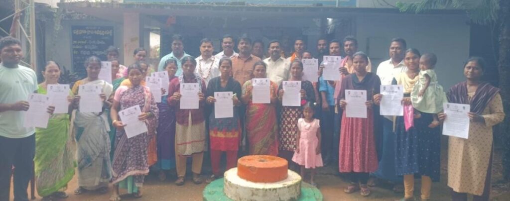 Distribution of house pattas 