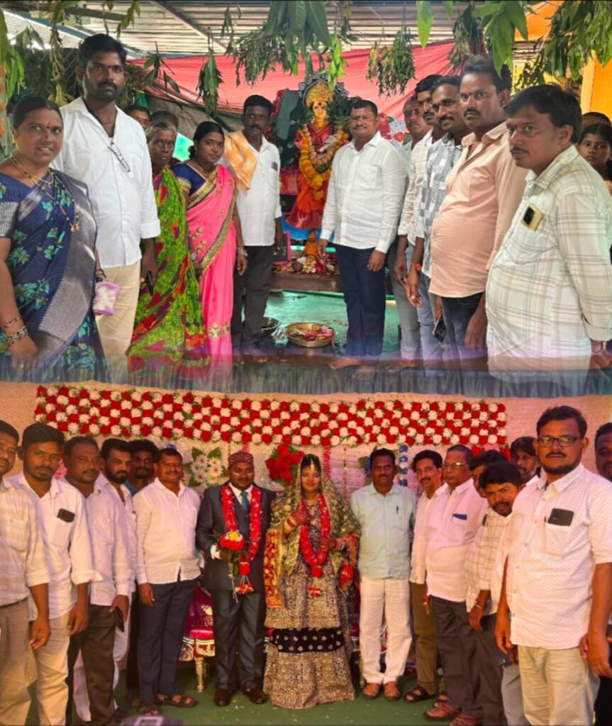 MLA Jare Adinarayana participated in the wedding ceremony 