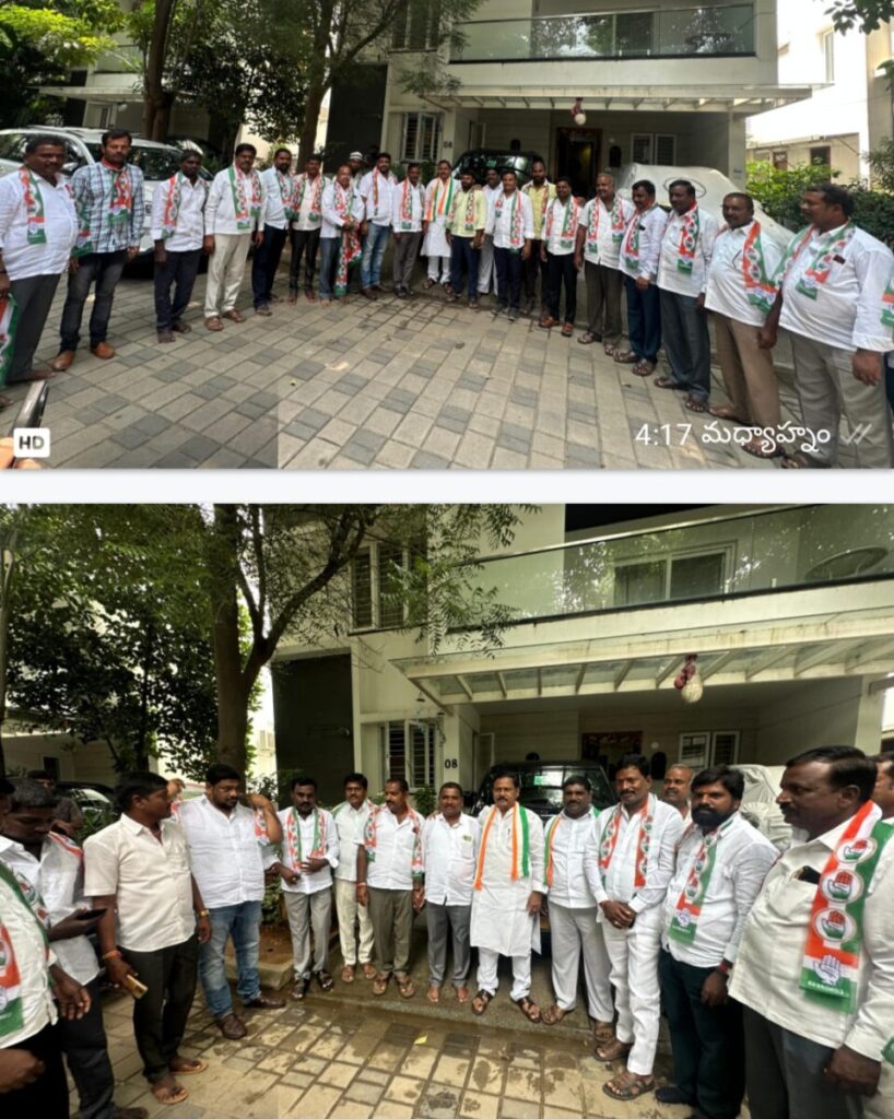BRS leaders join Congress
