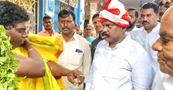 MLAs visited Venugopal Swamy