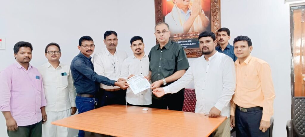 National Adivasi Pastors met MP Raghurama Reddy