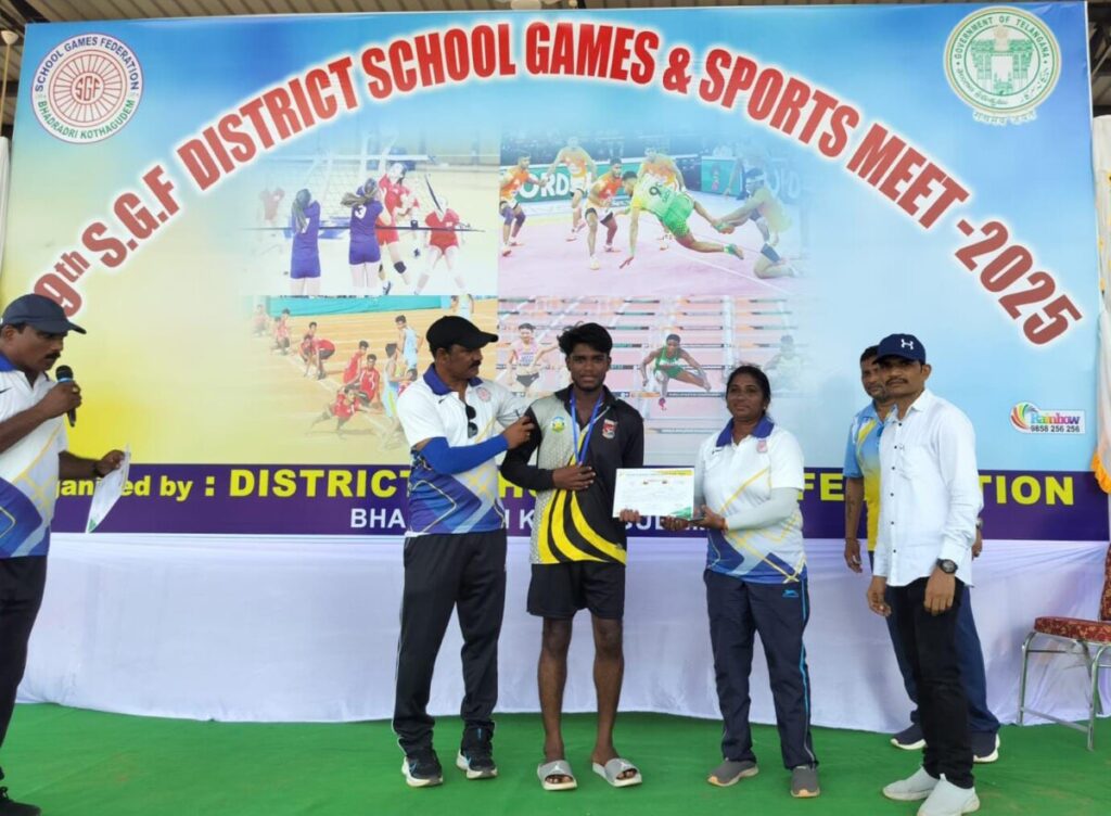 Katri Dasu selected for state level sports competitions