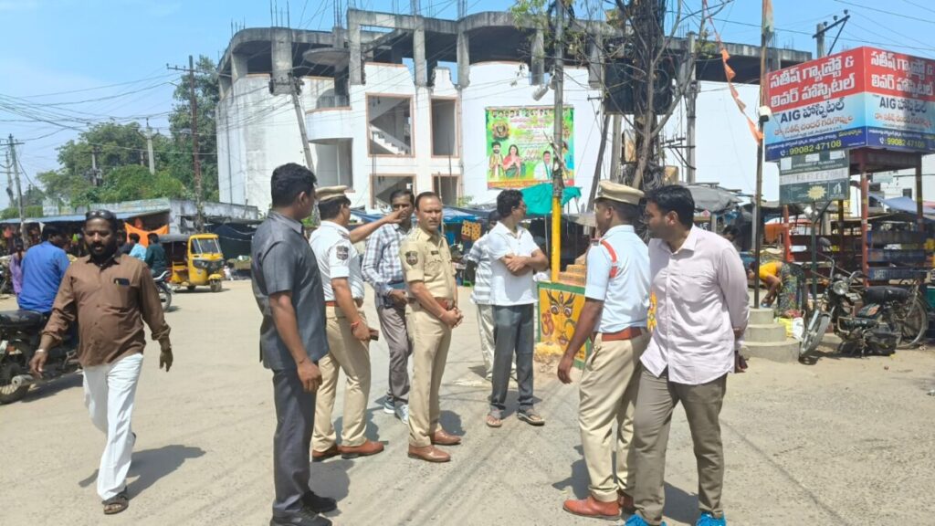Vehicles parked on the road