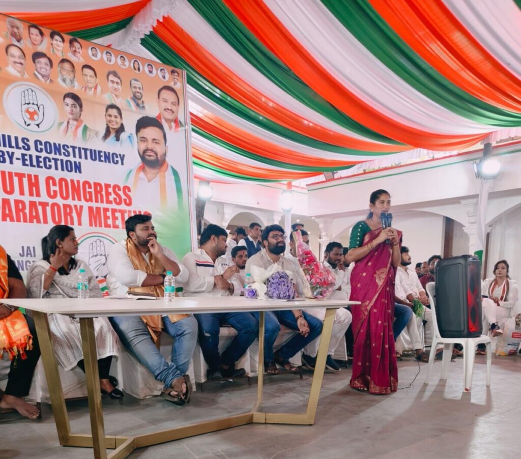 Congress candidate Naveen Yadav 