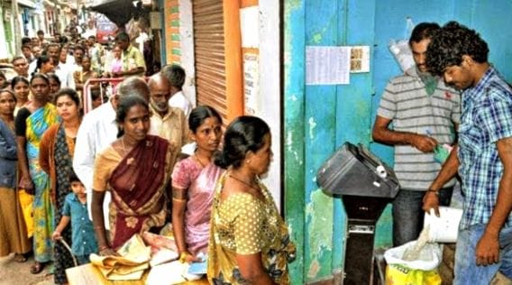 Changes in ration distribution