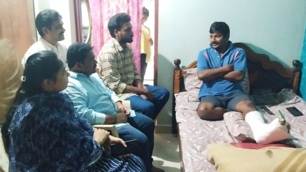 Chairman Rani visits activist