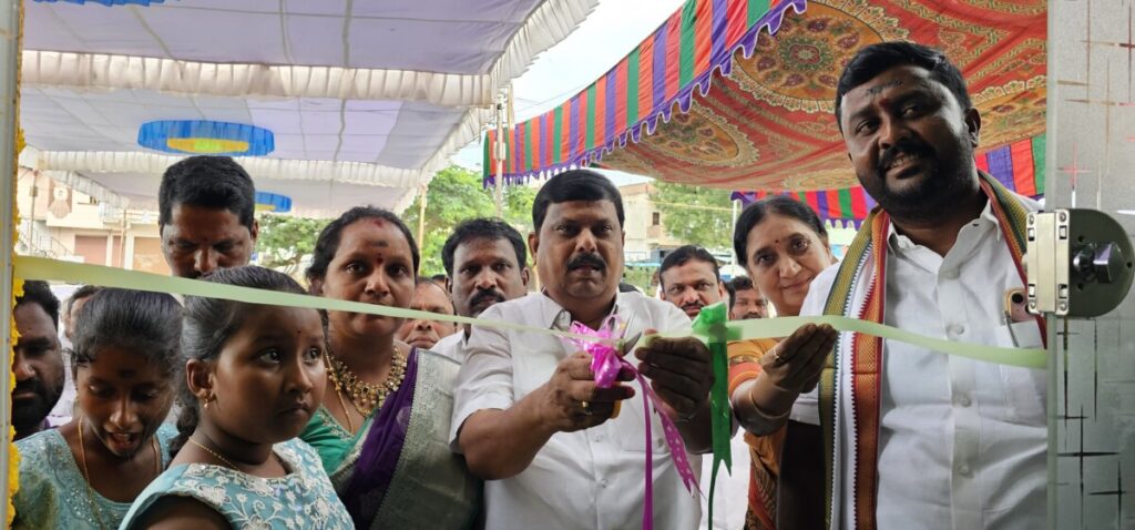 MLA inaugurated Manikantha Steel Traders Shop