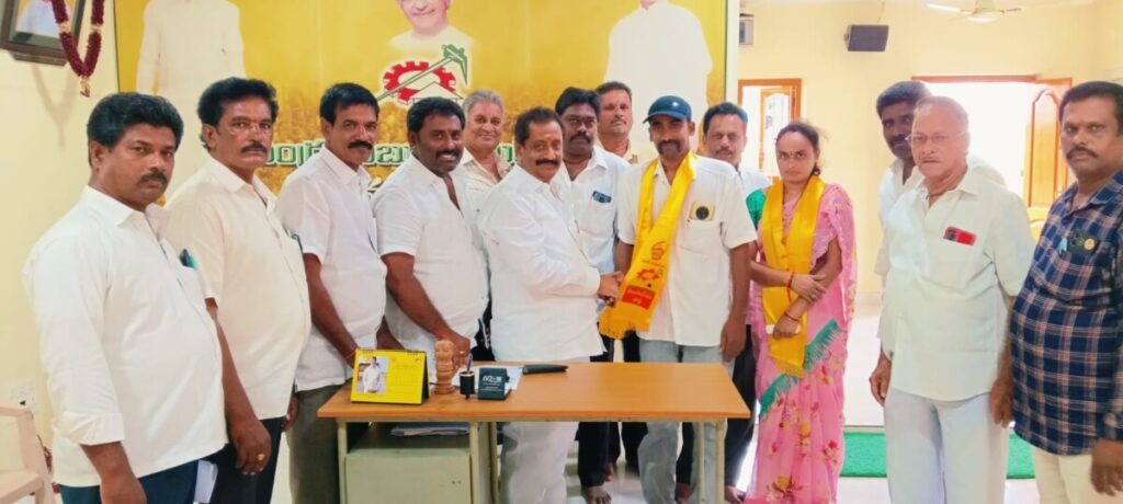  president Veeravenkata Satyanarayana, joined the TDP for liquor applications...
