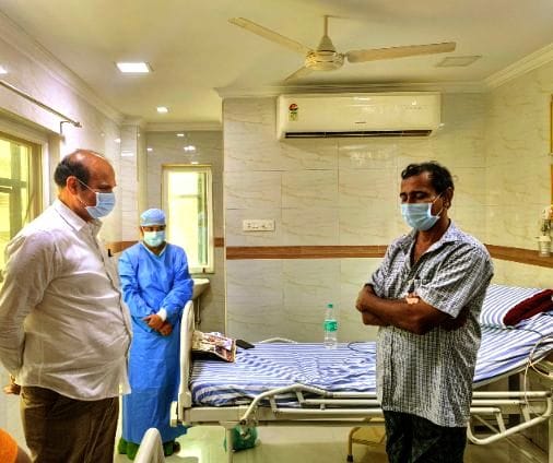 Minister visits Poornachandra Rao