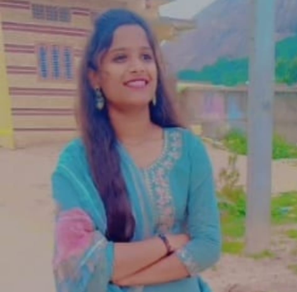 A young woman and her bike were swept away