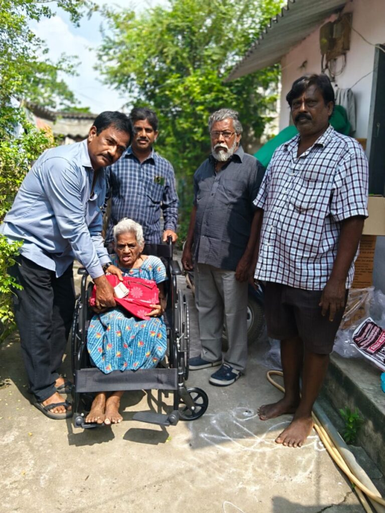 Tadala Vishnu Chakravarthy is helping the unfortunate