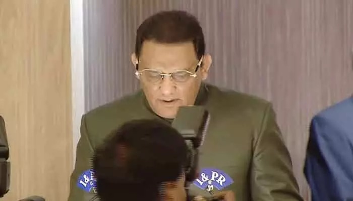 Mohammad Azharuddin sworn
