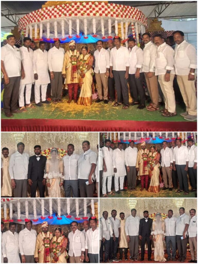 MLA Koppula Mahesh Reddy participated in wedding ceremonies