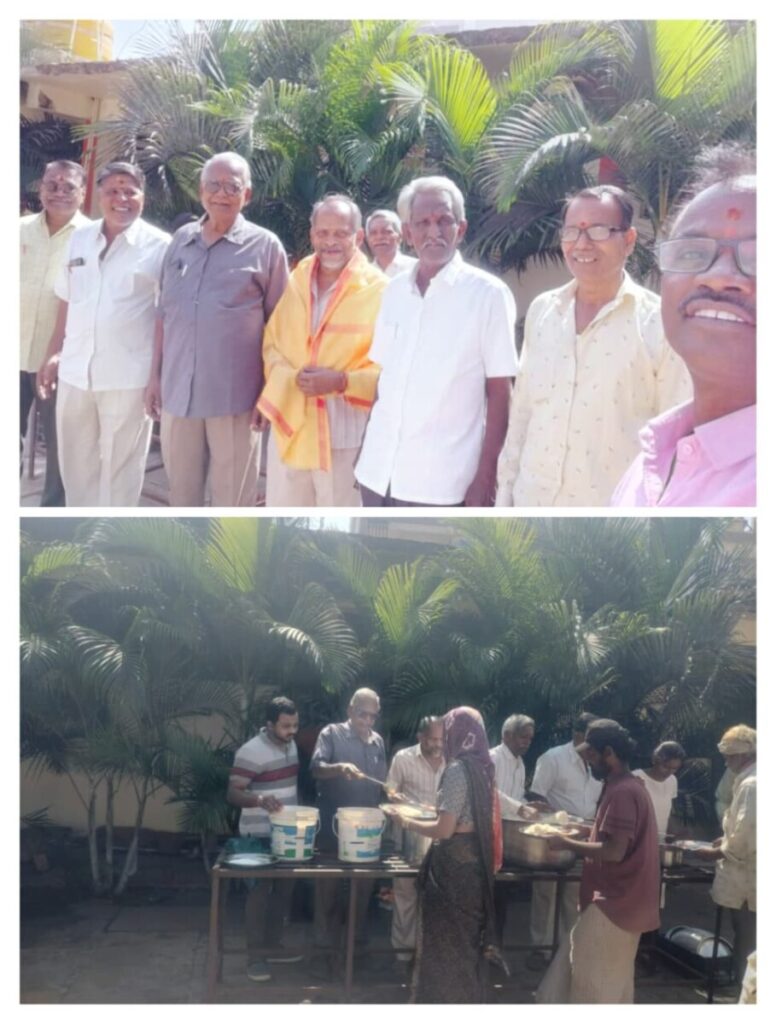 Anna Prasad program was held at Sri Rama Mandir