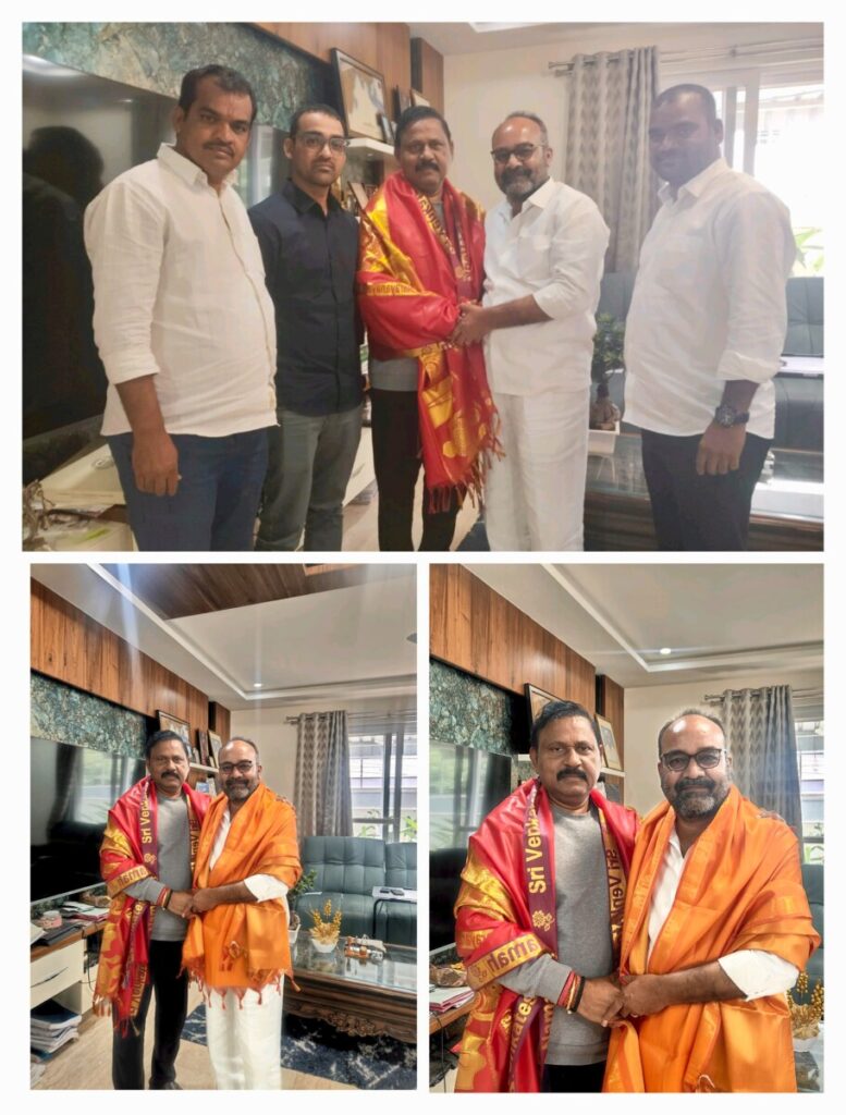 Dharasingh meets MLA T Rammohan Reddy