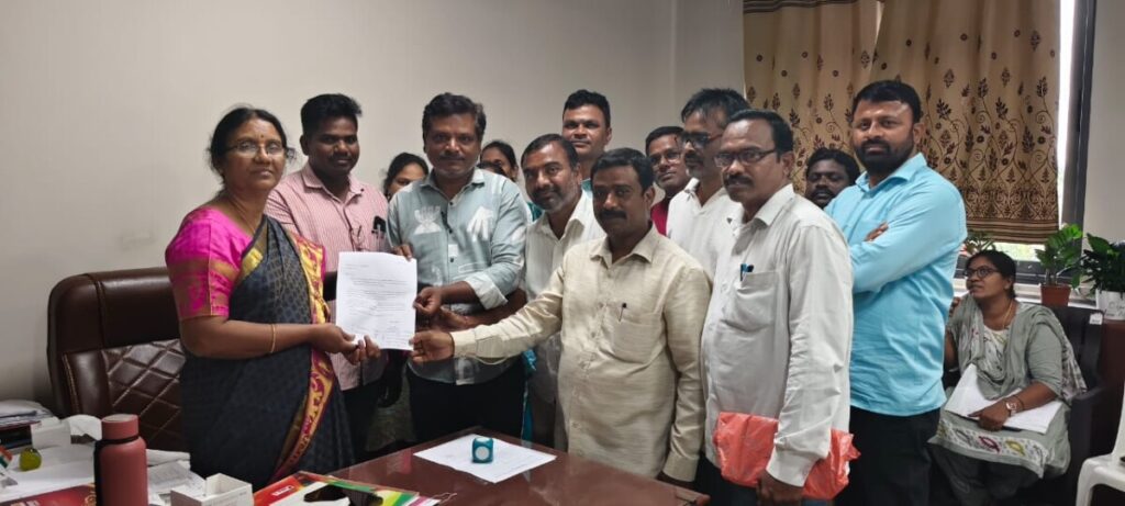 DM&HO submitted a petition to NHM Peddapalli 