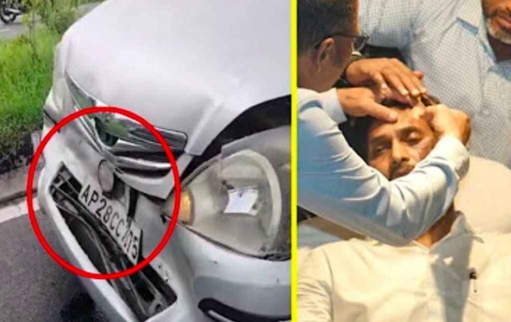 Former CM Jagan's missed accident