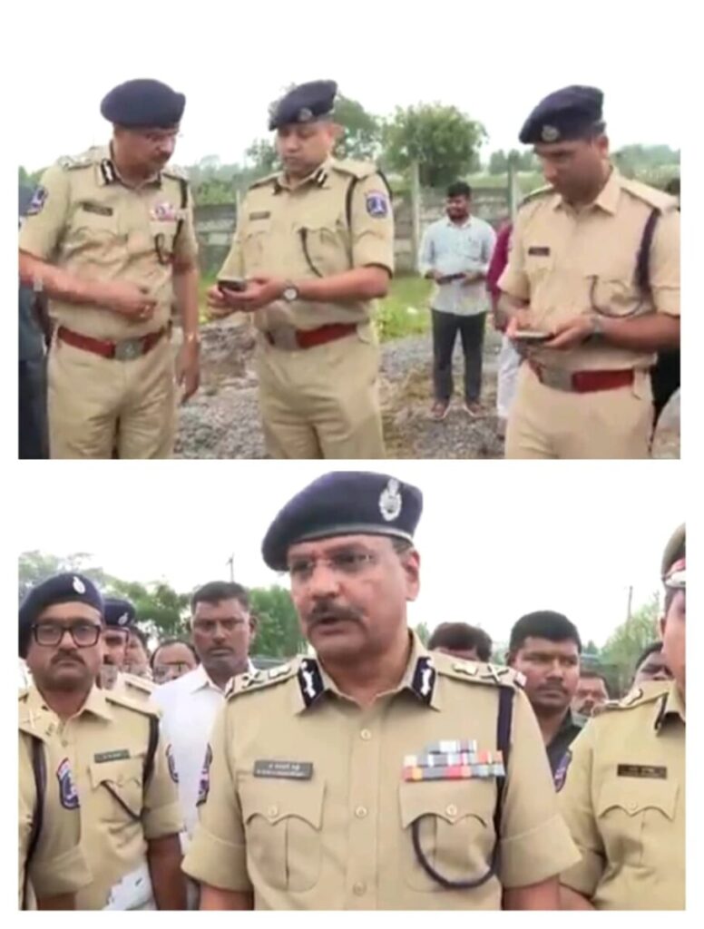 DGP Shivdhar Reddy inspects Chevella accident site