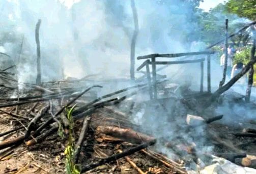 Gas cylinder explodes in house