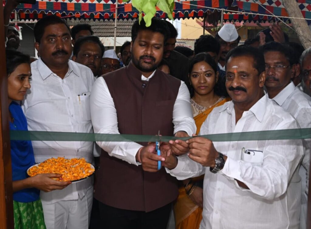Collector, MLA Vegulla Jogeswara Rao inaugurated the grain purchase centers