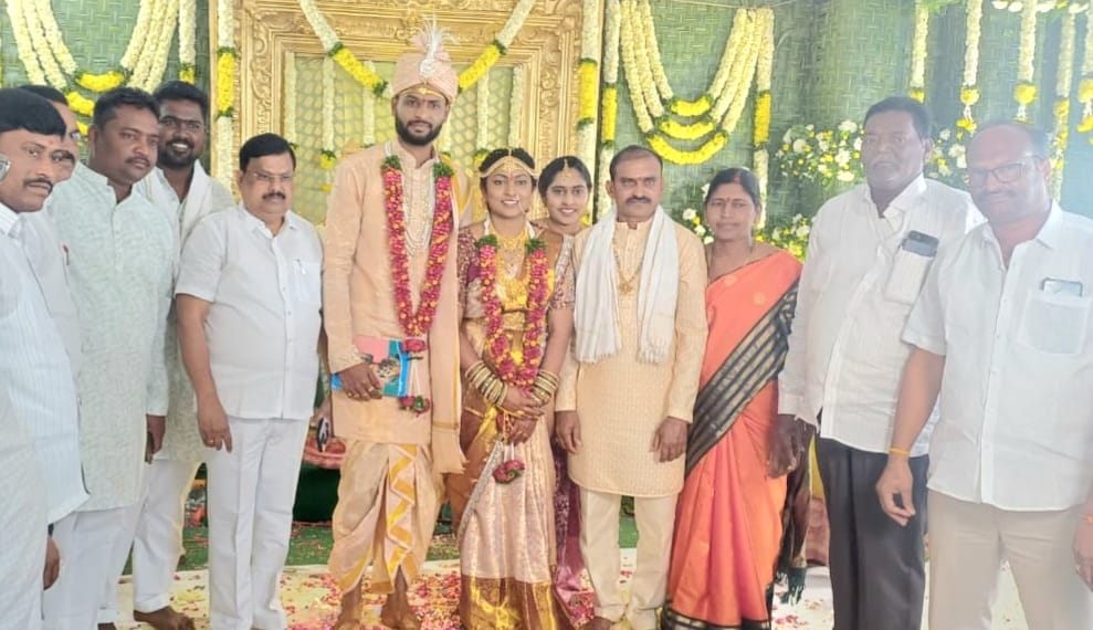 MLA Balu Naik participated in the wedding 