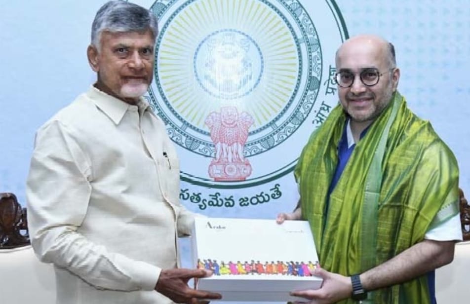 Bharat Forge Vice Chairman meets CM Chandrababu Naidu