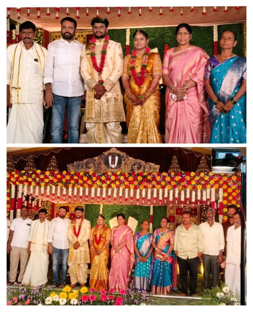 Jale Narasimha Reddy participated in the wedding ceremony