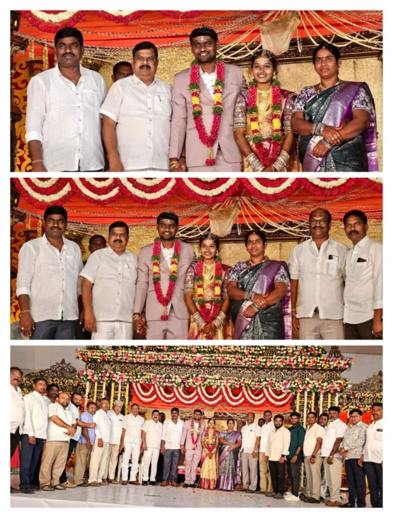 MLA Balu Naik participated in the wedding ceremony