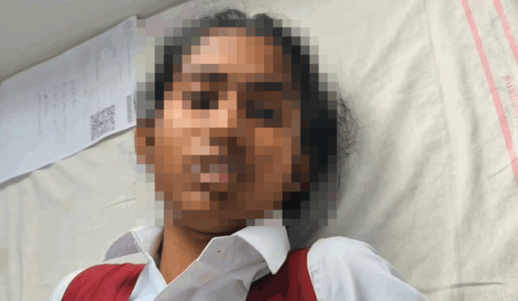 Mother escapes death