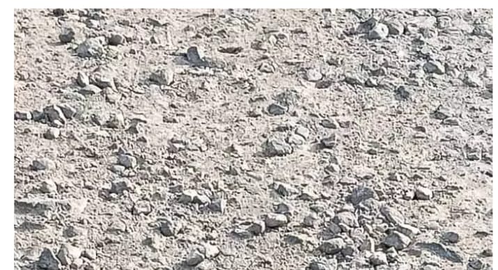 Road (tar) has been paved.