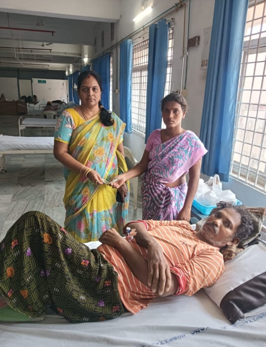 Kancharla Madhavi provided financial assistance