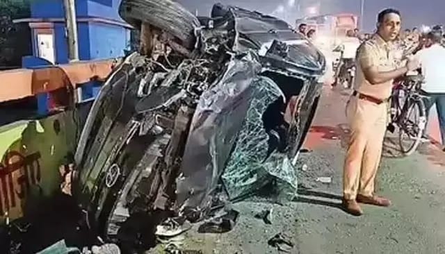 Driver suffers heart attack