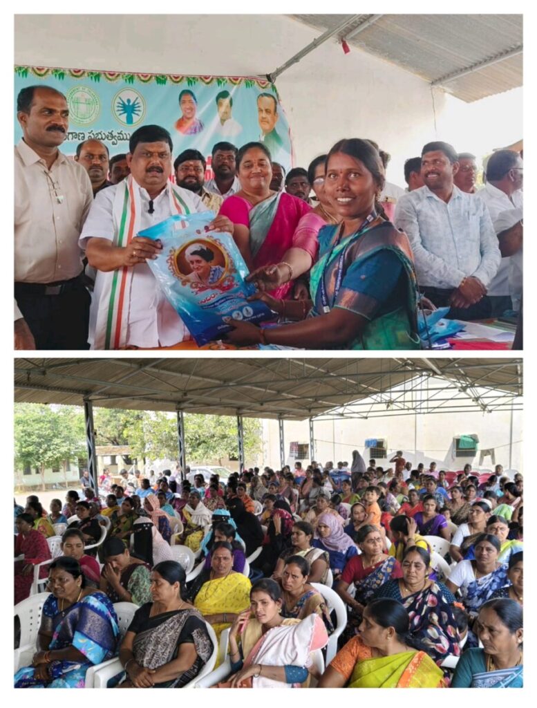 Distribution of Indiramma Sarees