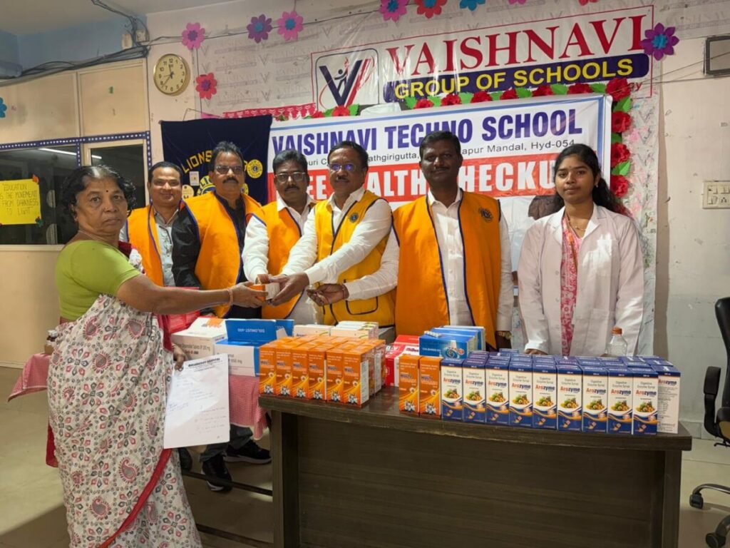 Free medical camp organized by Lions Club 