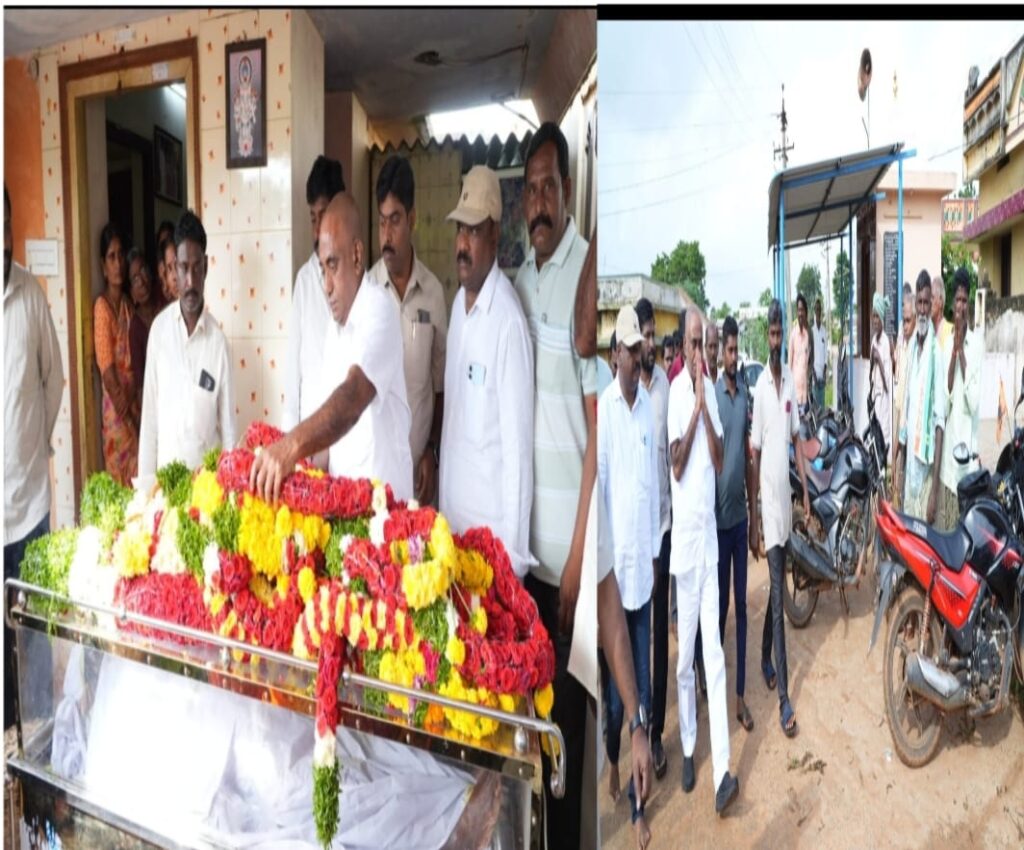 MLAs pay homage to the mortal remains of Puli Yarraiah