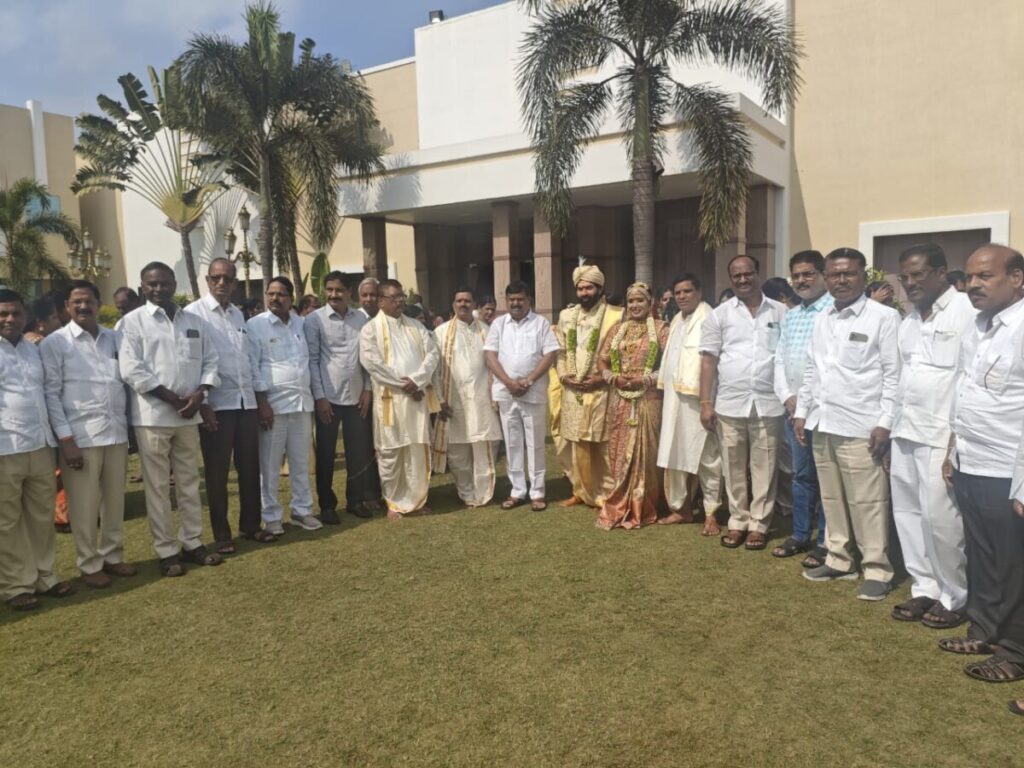 MLA participated in the wedding ceremony