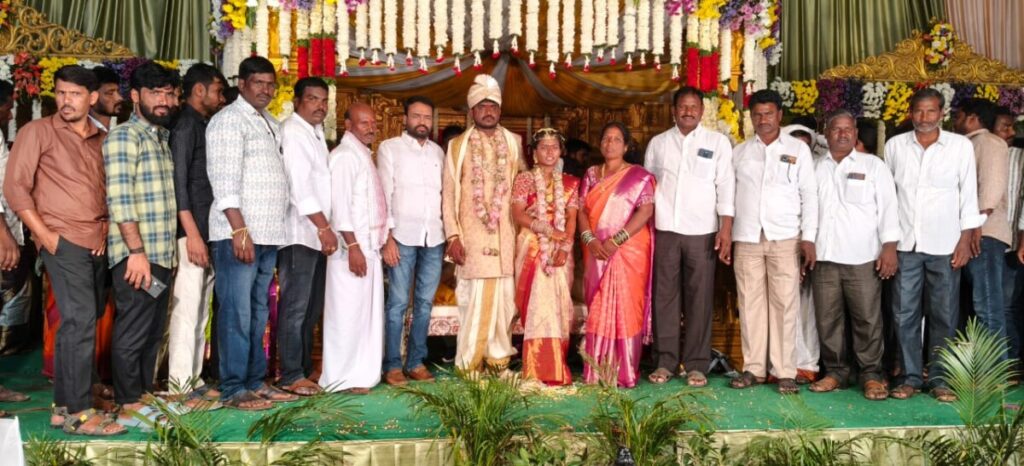 Jale Narasimha Reddy who participated in the wedding ceremony