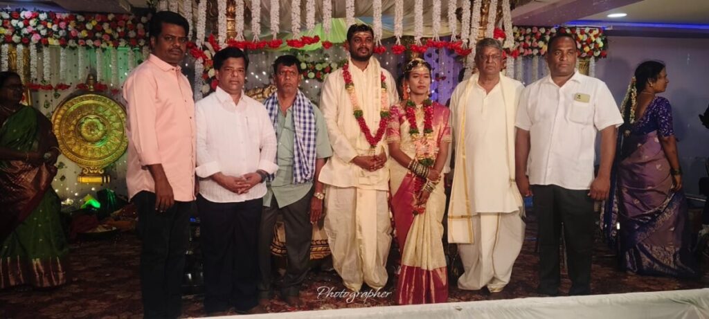 Vadtya Ramesh blessed the newlyweds