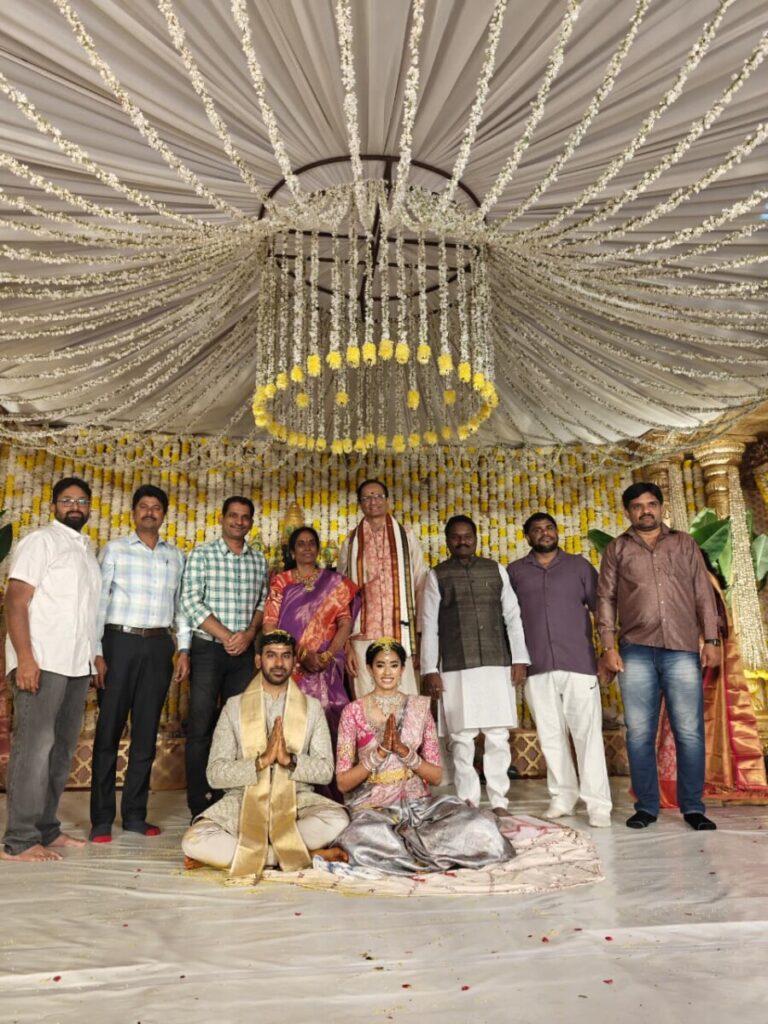 H.A.W. Union Coalition leaders attend H.A.L.C.O.P Muralikrishna's daughter's wedding