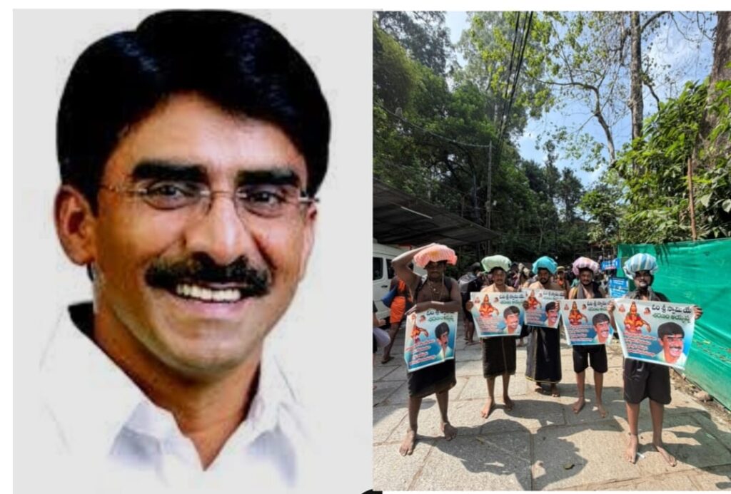 Ayyappa, look at our  Swami, with a cold look